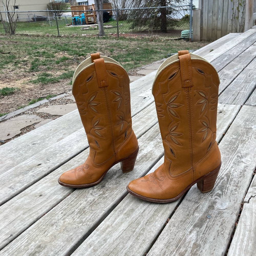 Dingo Acme Women Heel Cowboy Boot 70’s Festival Prarie